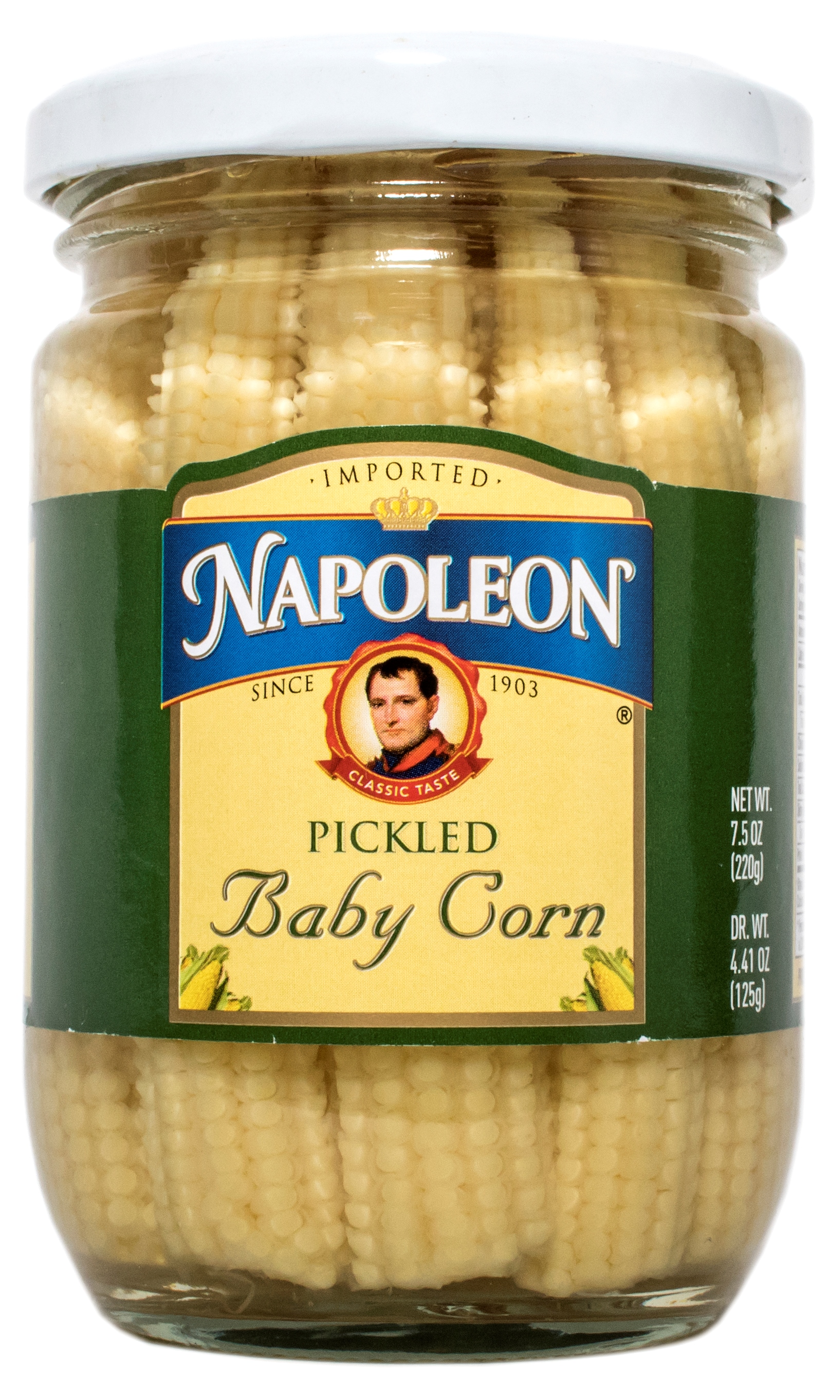 Pickled Baby Corn 7.5oz - The Napoleon Co.