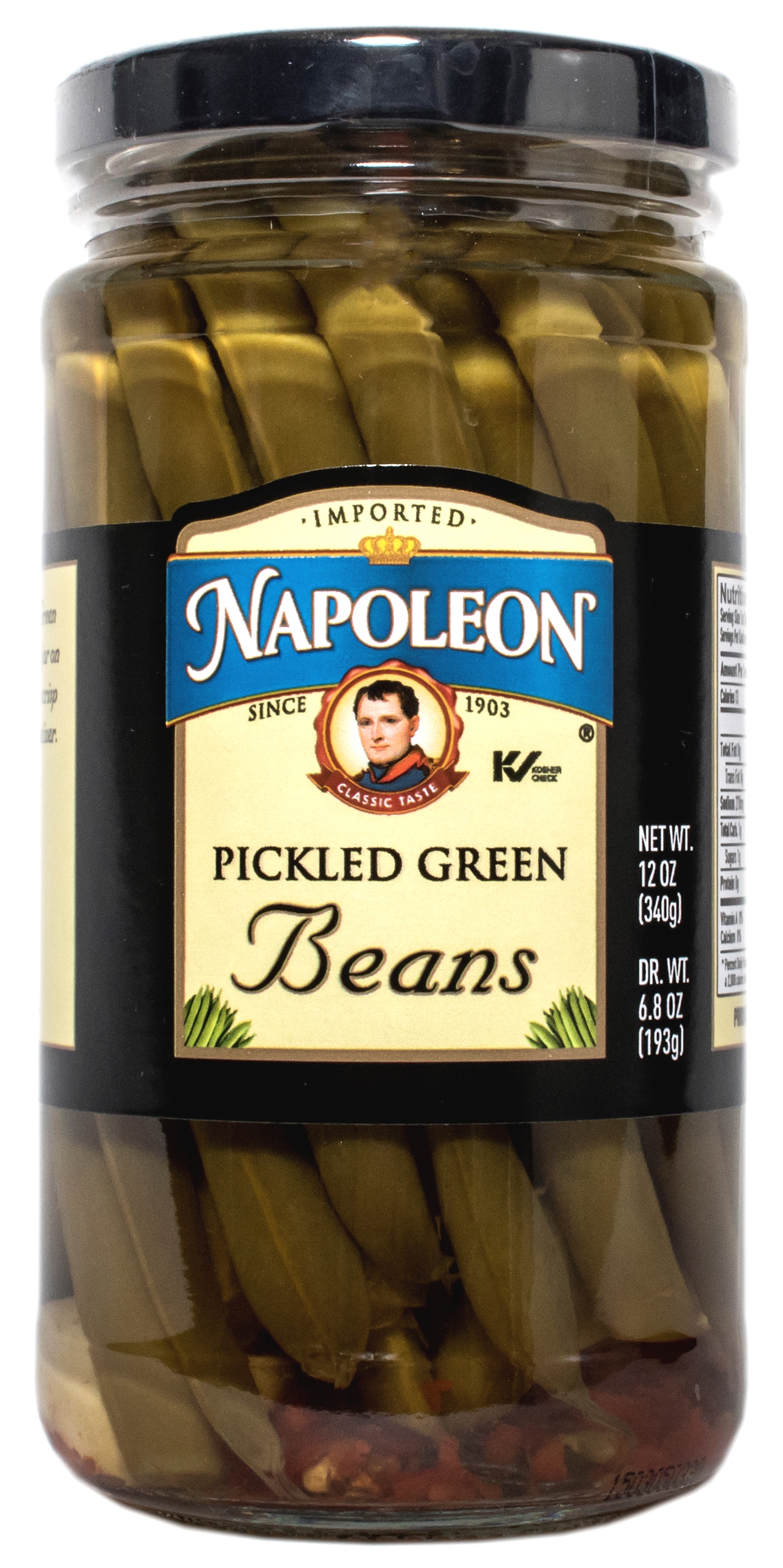 Pickled Green Beans 12oz The Napoleon Co.