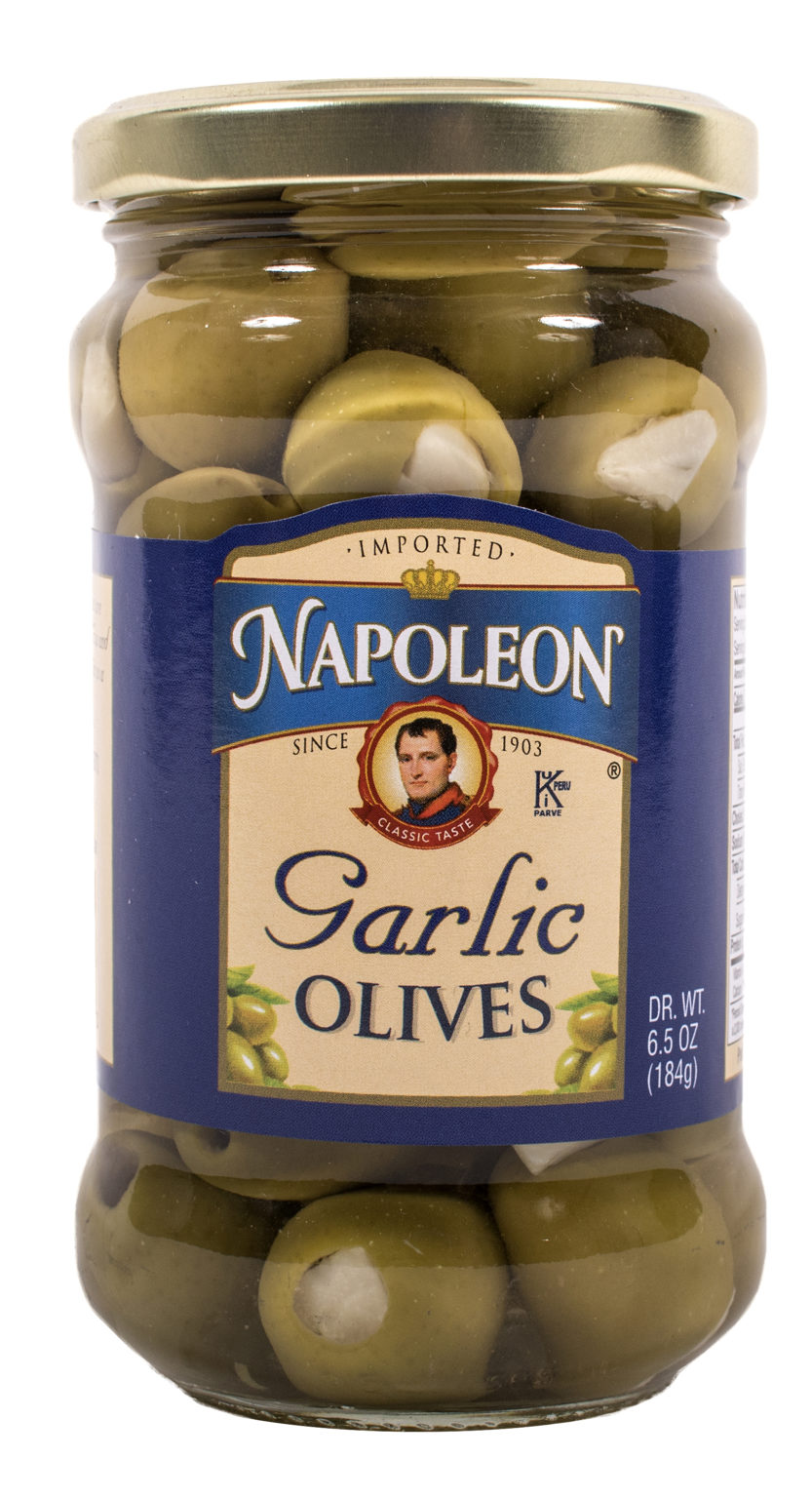 Garlic Stuffed Olives 6.5oz The Napoleon Co.