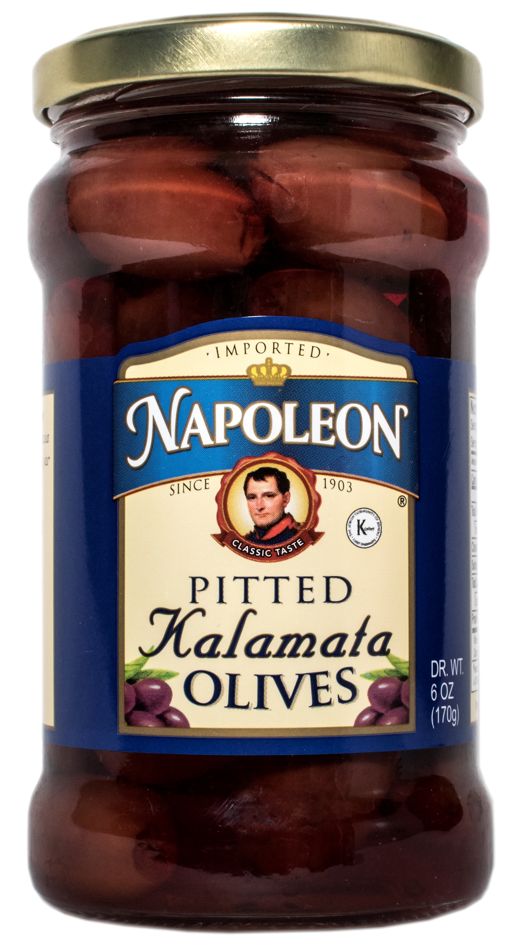 Pitted Kalamata Olives 6oz The Napoleon Co.
